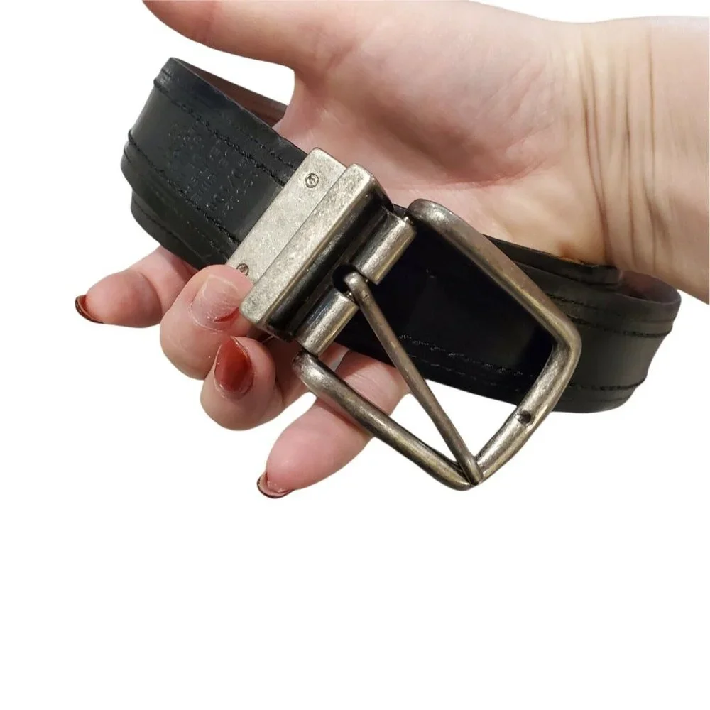 Columbia‎ Mens Reversible Leather Belt Brown Black Fits 37-41